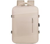 Bolsa de viaje expandible de gran capacidad con varios colores disponibles para computadora portátil de viaje, mochila para pareja con carga USB para hombres y mujeres.