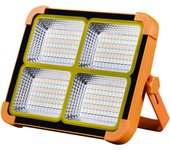 Luces solares Al Aire Libre Recargable Luz de Inundación Solar Reflector LED Spotlight Proyector Recargable Proyector Lámpara de La Construcción