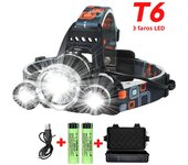 T6 Powerful Headlamp Rechargeable Led headlight 90° Adjustable Torch Outdoor Fishing Hunting Camping Portable Flashlight Lantern