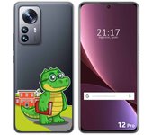 Funda Silicona Transparente para Xiaomi 12 Pro 5G diseño Coco Dibujos