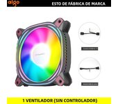 Aigo Z12 Computer Case Fan Reverse Ventoinha PC 120mm Rgb Fan Cooler 4pin PWM CPU Cooling Fan 3pin5v Argb 12cm Ventilador