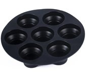 Silicone 7 Holes Cake Mold Home Party Baking Utensils Diy Cylindrical Mold Air Fryer Accessories Baking Tools Cake Molds