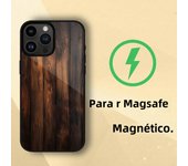 Wood Texture Art Phone Case For iPhone 15 14 13 12 11 Pro Max Plus Phone Wireless Magnetic Magsafe Charging Shell