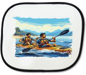 MERCHANDMANIA PARASOL deporte playa kayak amigos isla tropical sunshield coche