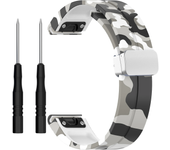 1pc 20mm 22mm 26mm Camouflage Silicone Quick Release Sports Watch Band for Garmin Fenix 5/ 6/ 7 Series Smartwatch Accessories