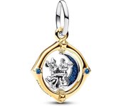 PANDORA Disney character charms in sterling silver and 14k gold plating with a unique blend of metals，Incluye Caja Original