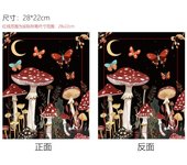 1 pc Book Sleeve with Zipper Crystal Witch Magical Bottles Waterproof Book Covers Sleeves Paperback for Graduation Halloween