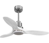 Ventilador de techo Modo Invierno/Verano Termostato Dimable Wifi Motor DC Techos Inclinados Mando a Distancia Luz tres tonos Hypersilence Memoria Vendible Shopify (AUTOMATICO)
