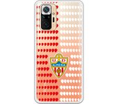Funda original compatible con Xiaomi Redmi Note 10 Pro/Pro Max - UD Almería patrón escudos clear