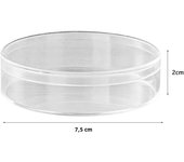 New Multi Size Doll Storage Box Round Transparent Jewelry Box Protection Showcase with Lid Plastic Box Doll