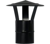 Wolfpack Sombrero Vitrifiado Para Estufa Pellet, Leña, Chimenea, Extracción De Humos, Para Tubo Ø 80 mm.