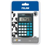 MILAN BLISTER CALCULADORA POCKET NEGRA 8 DIGITOS CON FUNDA BLISTER 2x12x18 Cms.