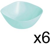 Vajillas y Boles en Vidrio Opal – Colección Carine de Luminarc – Diseños en Blanco, Negro, Gris y Azul