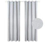 Bloom Store - Cortina Lino 140x260 cm – Cortina de Ventana de Tela de Lino Simple y Minimalista