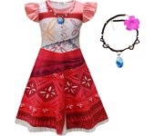 Moana 2 Girl Dress Halloween New Movie Adventure Costume Princess Fancy Clothes Children Vaiana Casual Dress Outfit