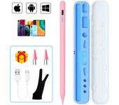 Universal Stylus For Android Apple Windows Ipad Phablet Stylus With Pencil Case Apple Pencil No Bluetooth-Enabled Ipad Accessory