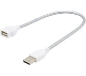 USB Extension Line Flexible Metal Extension Pole Male To Female USB Extension Cable Extender Cord For Mini LED Night Light