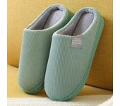 Zapatillas de Casa de Fondo Suave y Grueso para hombre y Mujer, pantuvlas de sweatshirt para el hogar, zapatillas antideslizantes para interiores, Invierno