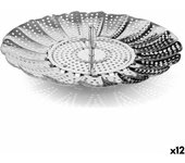 Vaporera Quttin Acero Inoxidable 14 cm (12 Unidades) (22,5 x 14 cm)