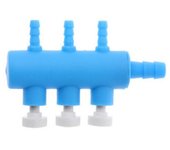 Aquarium Air Control Valve Blue Plastic 2-6 Way Fish Tank Diverter Tank Air Pump Practical Accessories