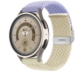 20mm/22mm Strap for Samsung Galaxy watch 4/5/6 40mm 44mm/active 2/Gear S3 braided solo loop bracelet for Huawei watch GT 2 band