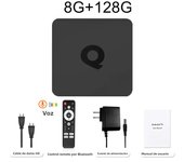 128GB Q1 Smart TV Box Android14 Allwinner H313 Dual Wifi 8K 64G 128G Media Player Android14  Google Media Player Set Top Box
