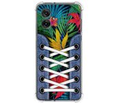 Tumundosmartphone Funda Silicona Antigolpes para Motorola Moto G55 5G diseño Zapatillas 12 Dibujos