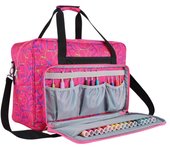 Bolso de Transporte Rosa Estampado Para Máquina De Coser