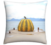 Pink Dots Pillowcases Bed Car Yayoi Kusama Art Abstract Pumpkin Polka Pop Aesthetic Cushion Cover Cool Decor Throw Pillow Case