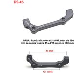 ZTTO Ultralight MTB Bike Disc Brake Bracket IS PM A B to PM A Disc Brake Mount Adapter For 140mm 160mm 180mm 203mm Brake rotor