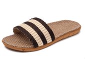 Linen slippers for women summer home indoor couple spring and autumn seasons cotton and linen slippers for men summer