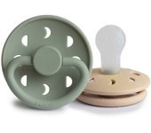 Friggem Chupete Block Silicona Moon Phase 0 Meses 2 Unidades