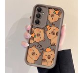 Cartoon Cute Capybara Cover Phone Case for Samsung Galaxy A55 A25 A14 A15 A24 A35 A22 A23 A32 A52s A53 A73 Soft TPU
