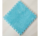 10Pcs Plush Puzzle Floor Mat Baby Activity Play Carpet Suitable for Home Children's Bedroom Floor Decoration Soft Seat Cushion