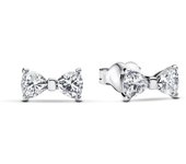 PAR DE PENDIENTES PANDORA, Plata 925，Incluye Caja Original
