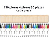 120pcs Wooden Keychain Blanks for Wood Blanks Tassels Key Chain Rings With Jump Rings for DIY Keychain