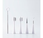 Cepillo de dientes eléctrico recargable con accesorios – 6 modos, IPX7, 500mAh