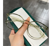 TR90 Women's Myopia Glasses Anti Blue Light Flat Glasses Transparent Advanced Colors Anti Fatigue Glasses