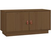 vidaXL Mueble de TV de madera maciza de pino 80x34x40 cm, Mueble de Salon, Mueble TV, Mueble TV salon, Mesa de TV, Mueble tele