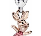 Pandora Abalorio de plata de ley y chapado en oro rosa de 14 quilates con mezcla de metal único de personajes，Incluye Caja Original