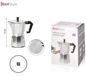 cafetera italiana de aluminio para exteriores, cafetera Moka, Espresso, accesorios para Barista, herramienta.Filtro desmontable 1/2/3/6/9/12 TAZAS.