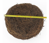 Round Rattan Bird Nest Easter Handmade DIY Craft Vine Simulation Bird Nest Egg Decor Props Home Garden Window bird house