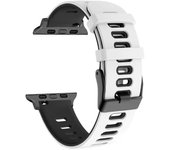 Silicone Watch Strap For Apple Watch Bands 44mm 40mm 49mm 45mm 41mm 38-42mm Sport Bracelet IWatch Series 8 se 9 7 6 5 4 3 Ultra2
