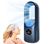 Ventilador de aire acondicionado portátil,ventilador de mesa USB 3 en 1,pequeño y silencioso