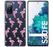 Tumundosmartphone Funda Gel Transparente para Samsung Galaxy S20 FE diseño Flamenco Dibujos