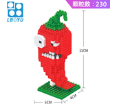 Plants vs Zombies 2 Video Game Character building block Toys PVZ Plants Peashooter SunFlower Anime Kid Gift Setbuilding block