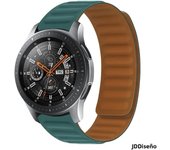 Magnetic Loop For Samsung Galaxy watch band 6/5 pro/4/Classic/active 2 20mm 22mm Silicone Belt bracelet huawei GT 2-2e 3-4 strap