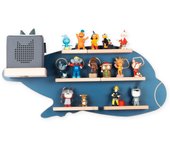 Avión de madera estantería infantil Toniebox figuras estantería de pared Tonies caja de música Avión de madera estantería infantil Toniebox figuras estantería de pared Tonies caja de música