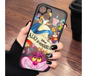 Disney Alice Cheshire Cat Phone Case For Apple iPhone 14 13 12 11 XS Mini Pro Max 8 7 XR X Matte Frosted Translucent