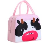 Cartoon Cute Lunch Bag For Children Aluminum Insulation Keep Temperature Lunch Box Hangbag Outdoor Picnic Food Storage Bags New